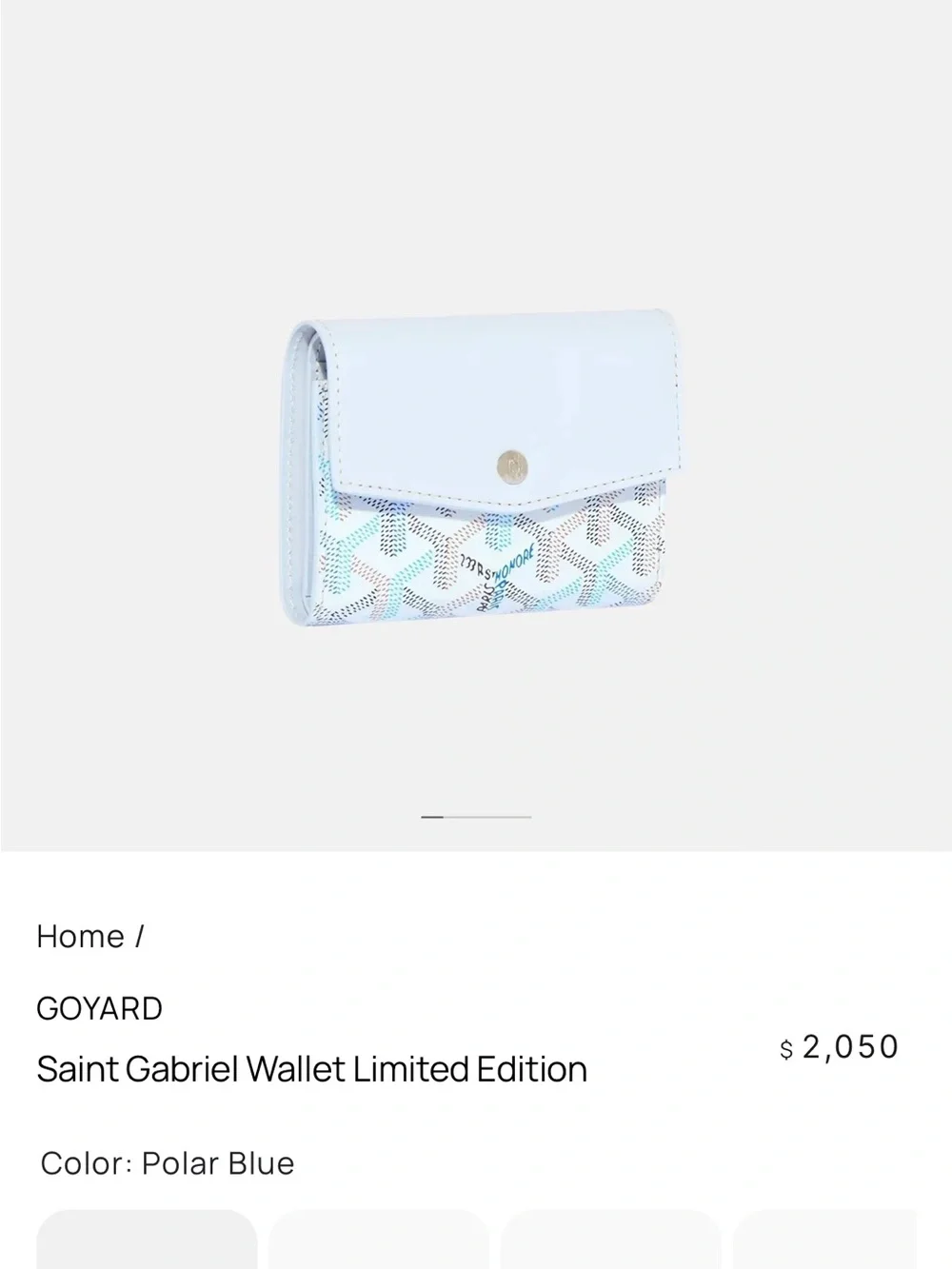 goyard card holder limited edition Saint-Sulpice Wallet This previously owned item is in near goyard cardholder (jet black series)